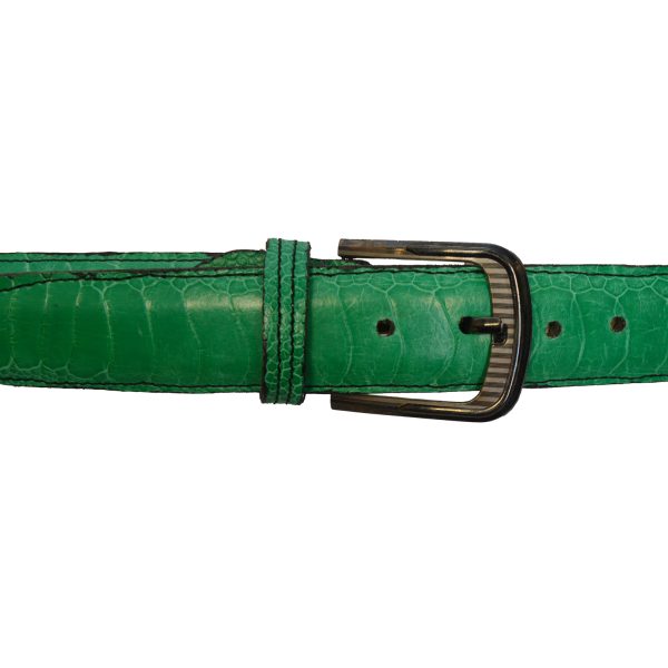 Green Crocodile Belt